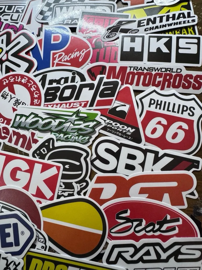 122 Pegatinas Racing Coches y Motos