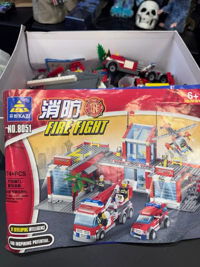 Estación Bomberos Kazi 8051 Compatible Lego